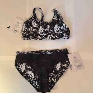 Athleta girls swimsuit -NWT - top and bottom - sold as a set